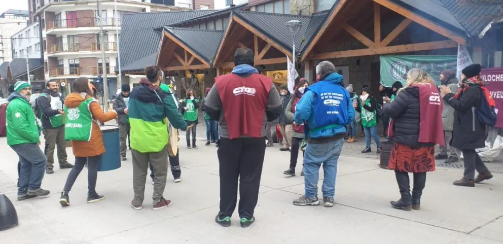 Estatales salieron a movilizarse en reclamo de estabilidad laboral