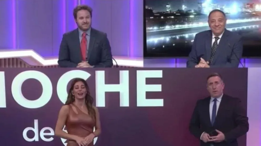 |VIDEO| Fuerte pelea durante un programa en vivo de Canal 26