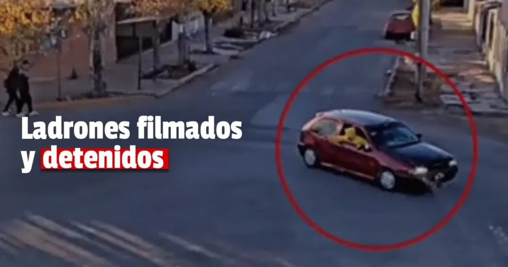 Mirá el video del robo a mano armada a un menor en Rawson 