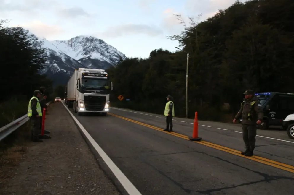 El corte de ruta fue en apoyo a una comunidad mapuche de Esquel