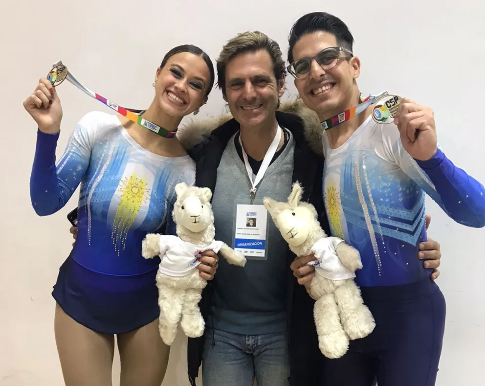 Ornella Caccin mostró todo su talento y es campeona sudamericana