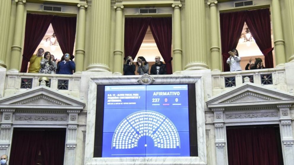 Aprobaron el alivio fiscal para monotributistas y autónomos