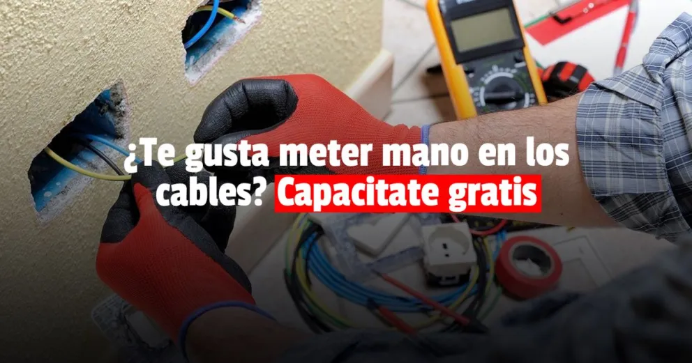 Abren las inscripciones para capacitarse en Auxiliar en Instalaciones Eléctricas