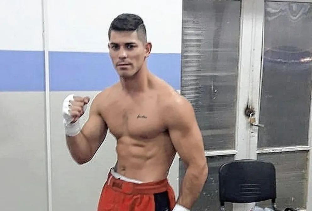 "Manu" Carrizo, papá boxeador