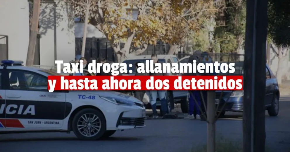 Taxi con droga: se llevan a cabo diferentes allanamiento, detuvieron a un penitenciario 