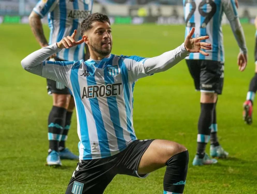 Liga Profesional: Racing volvió al triunfo frente a Vélez