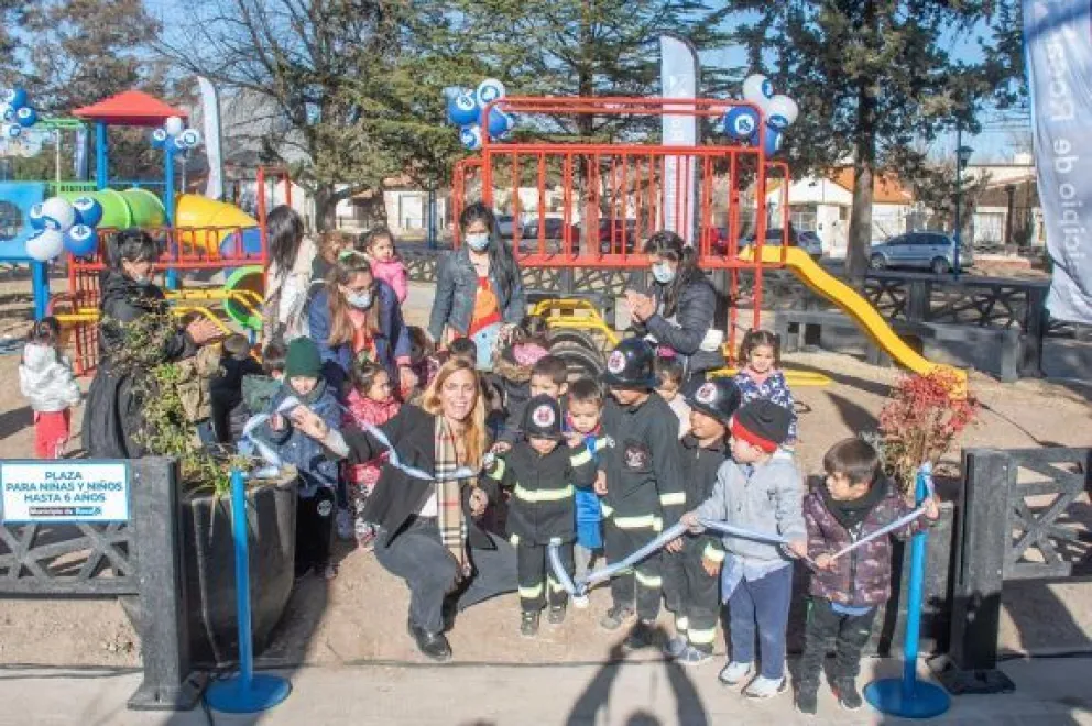  Un nuevo espacio de juegos para los más chicos fue inaugurado en la ciudad