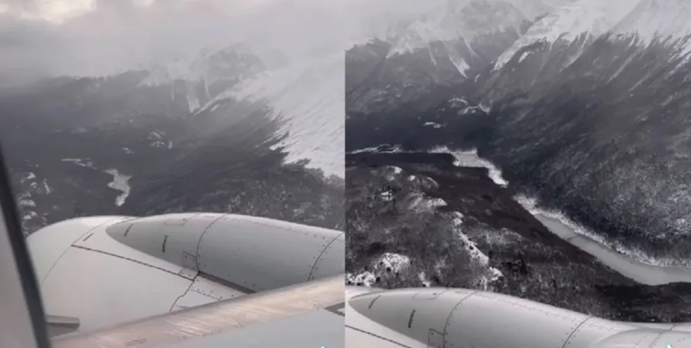 Video: pánico en un avión al sobrevolar la Cordillera de Los Andes