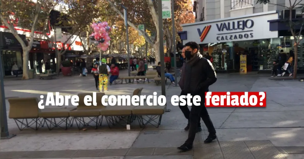 A pesar del feriado el comercio abrió sus puertas y comenzó el día con pocas ventas