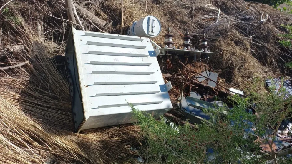 No paran: delincuentes volvieron a robar transformadores en el Alto Valle