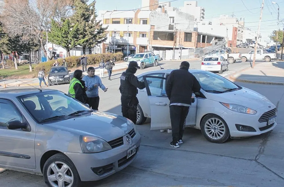 Insólito choque en Rivadavia y Urquiza
