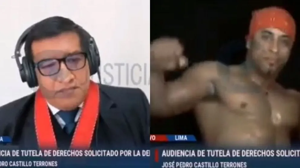 VIDEO: el momento en que un stripper se filtró en una audiencia virtual del presidente de Perú