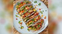 Espectaculares tacos de pollo con masa de porotos
