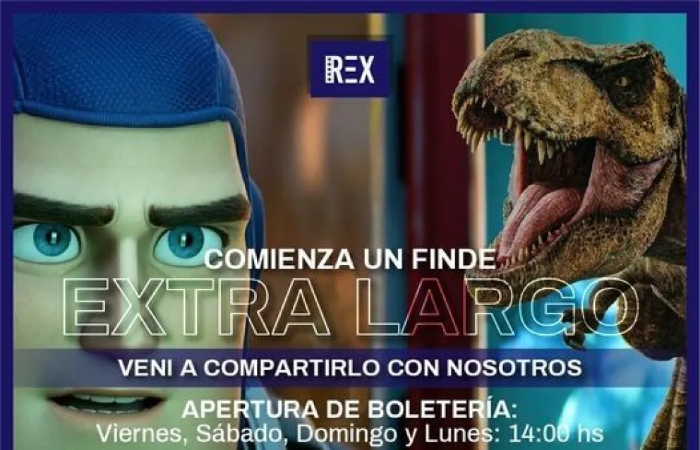Mirá la cartelera del cine y aprovechá para ir en familia este finde XXL