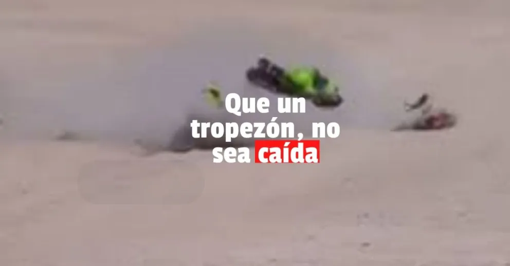 Que un tropezón, no sea caída