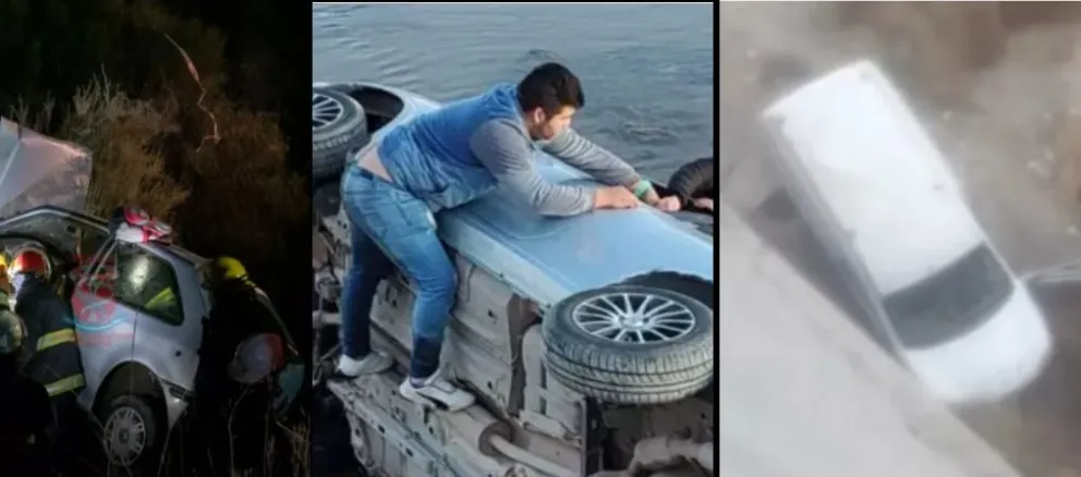 Conductores fuera de control: en estos días, tres vehículos cayeron a canales de riego 