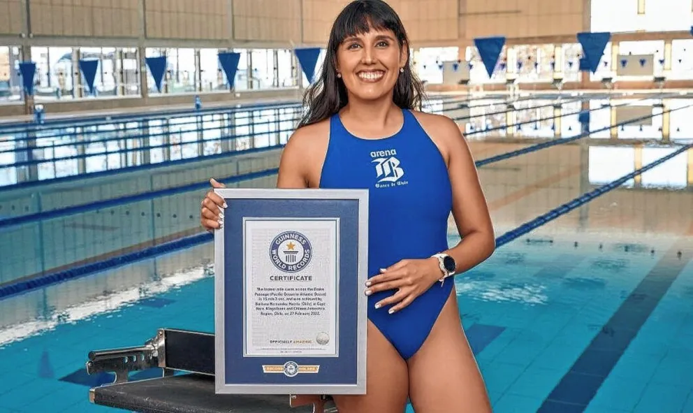 La “Sirena del Hielo” hace historia y entra en el libro de los records mundiales