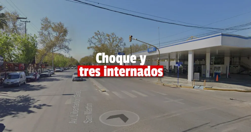 Una camioneta impactó con dos motos: tres heridos 