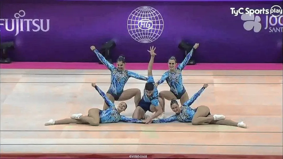 Valentina Ramos Mercegué hizo historia en el Mundial de Gimnasia Aeróbica 2022