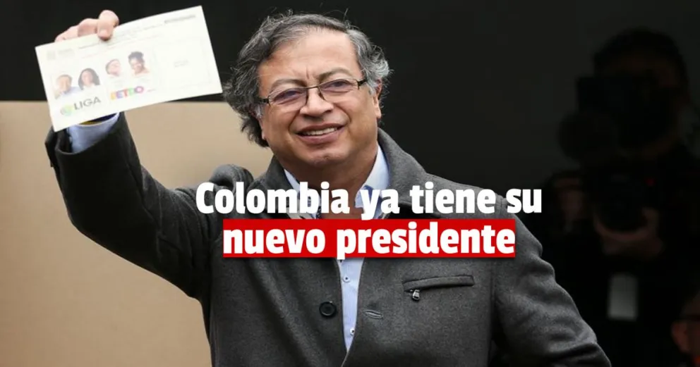 Gustavo Petro es el nuevo presidente de Colombia