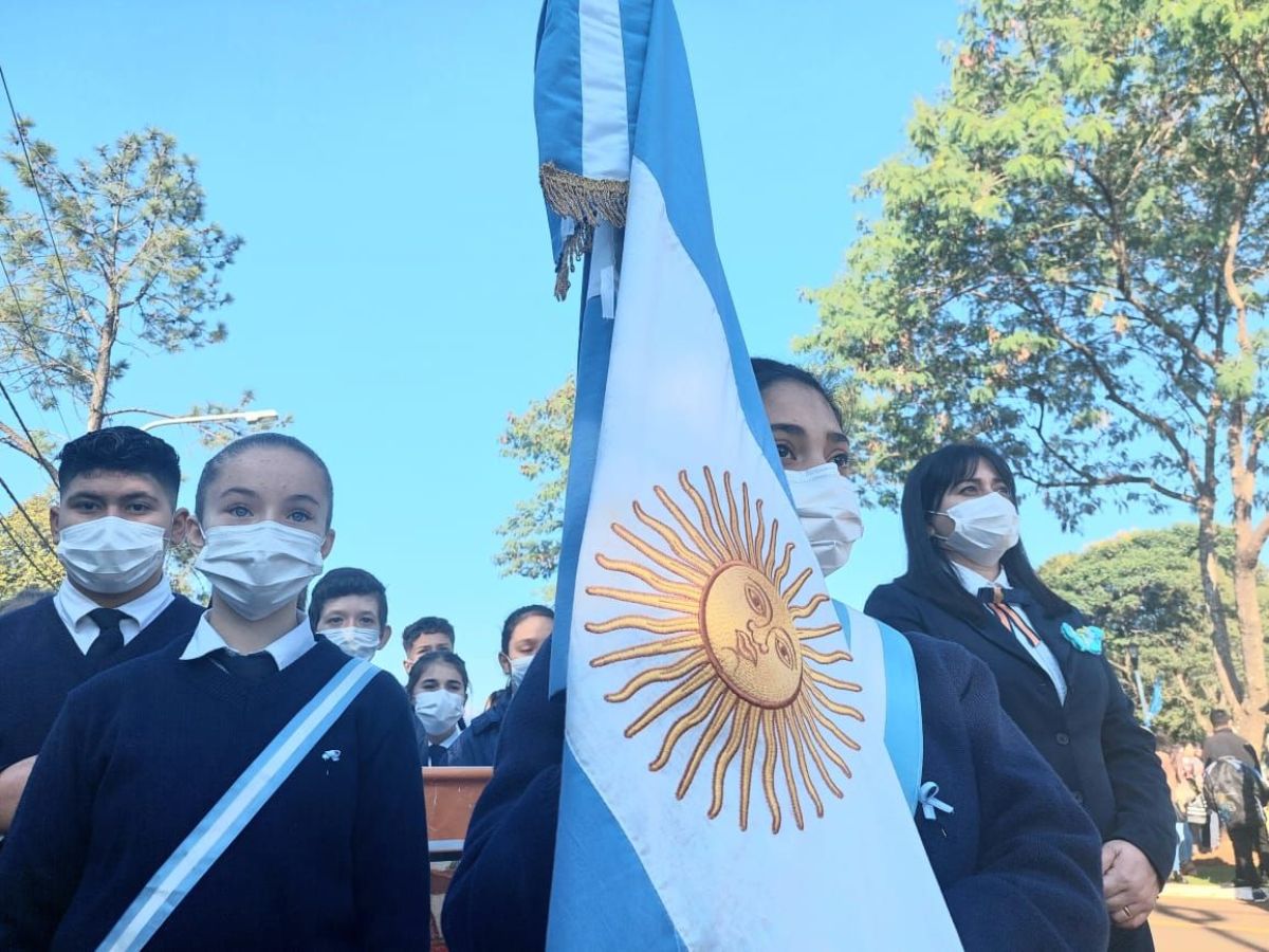 Candelaria retomó la promesa de lealtad a la Bandera 