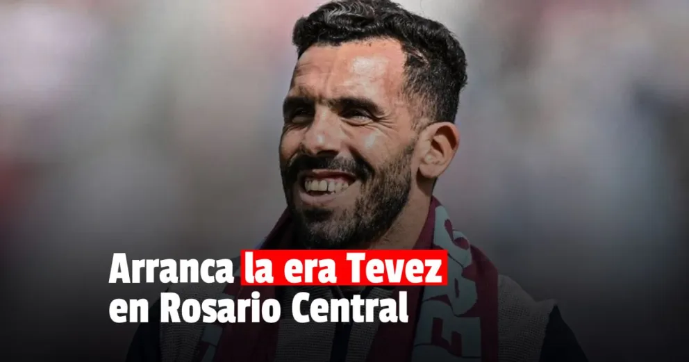 Es oficial: Tévez fue presentado como nuevo DT de Rosario Central 