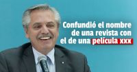La confusión de Alberto Fernández: “Ahí veo al compañero de garganta profunda”