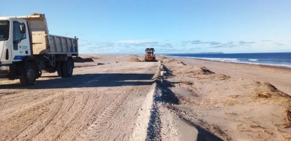 Avanza la construcción de la nueva traza del Camino de la Costa