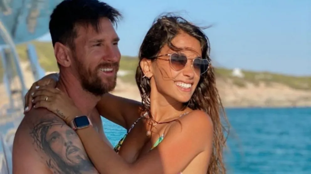 En plena fiesta se cruzó con Messi, pero no con Lionel