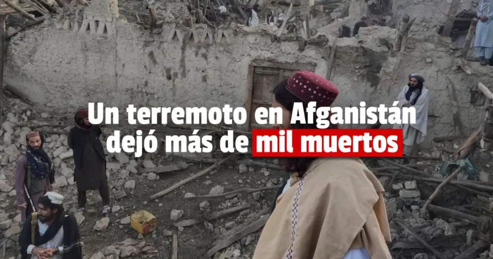 Un terremoto dejó mil muertos y cientos de heridos en Afganistán 