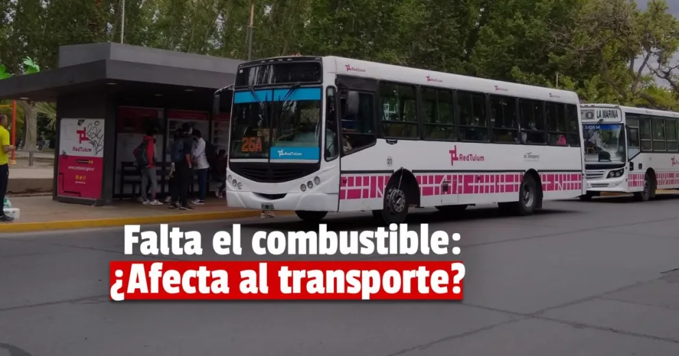 Pese a la falta de combustible, aseguran que no afectará al transporte de pasajeros
