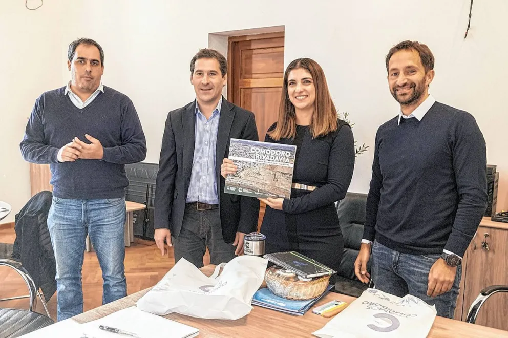 Luque se reunió con la nueva cónsul de Chile en Comodoro