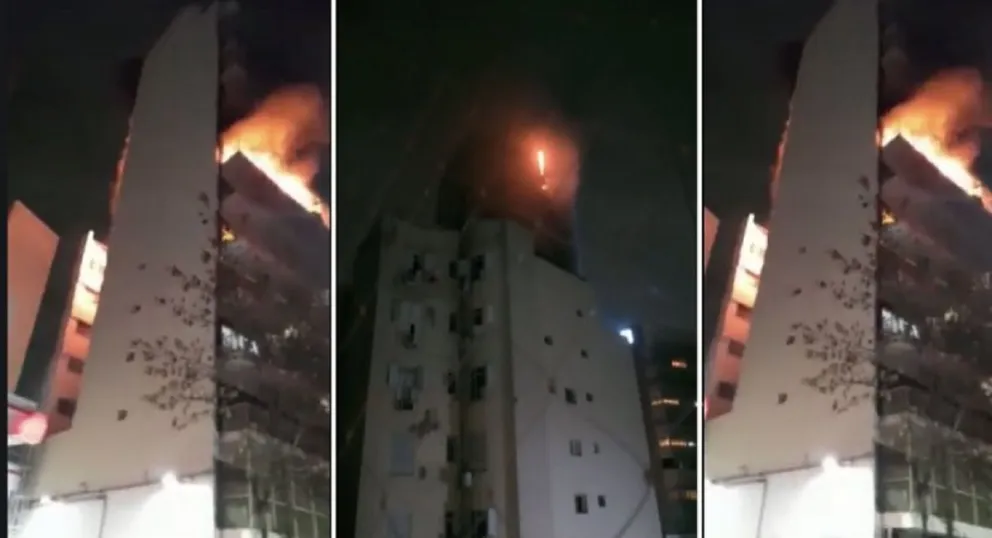 INCENDIO EN RECOLETA