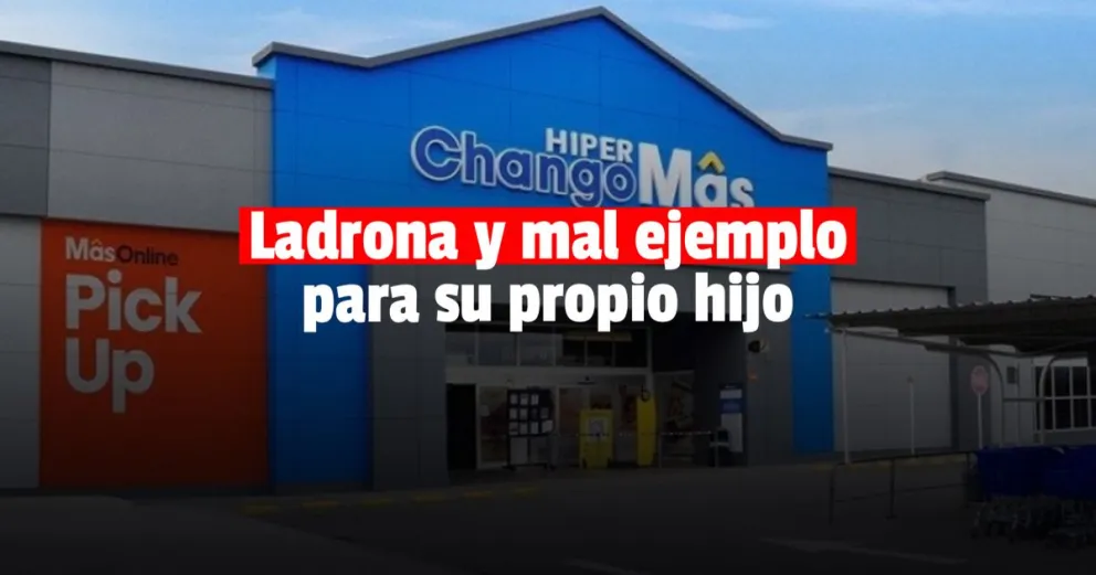 Una mujer robó en un supermercado en frente a su hijo de 2 años