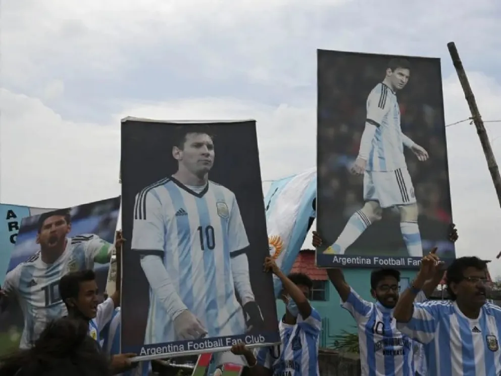 Todo listo en India para el festejo de los 35 años de Messi