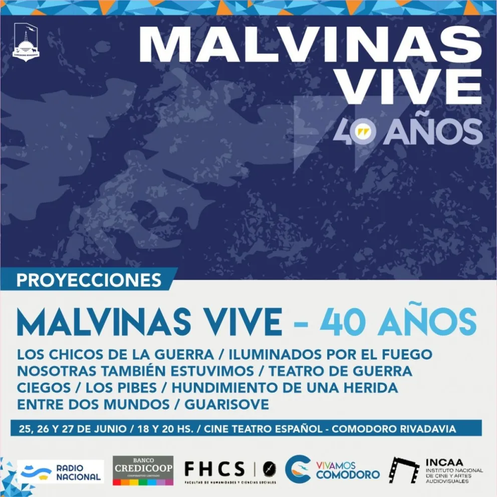 El Municipio invita al ciclo de proyecciones “Malvinas Vive: 40 años”