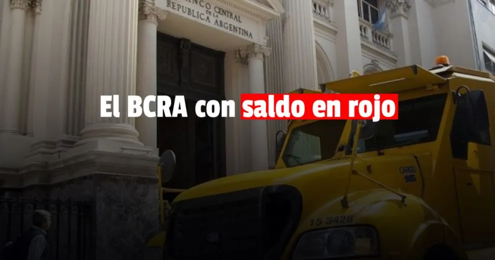 El Banco Central tiene saldo negativo y cerrará el mes con gran preocupación 