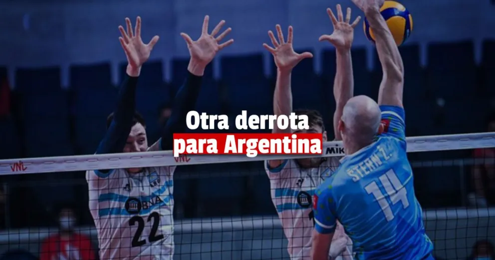 Vóleibol: Argentina no pudo ante Eslovenia en la VNL