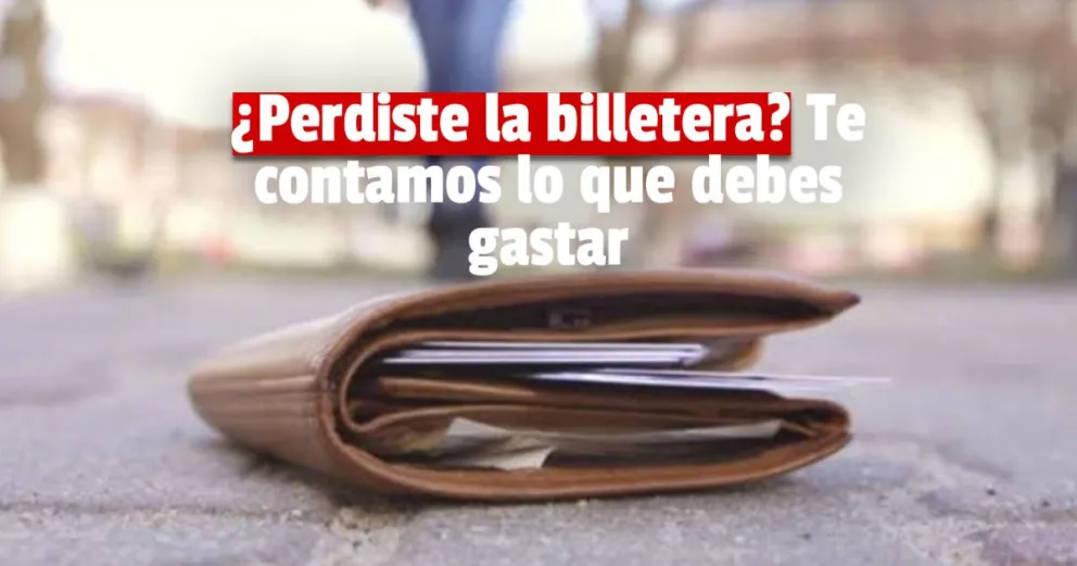 Quien pierde su billetera debe gastar alrededor de 8 mil pesos para recuperar su documentación
