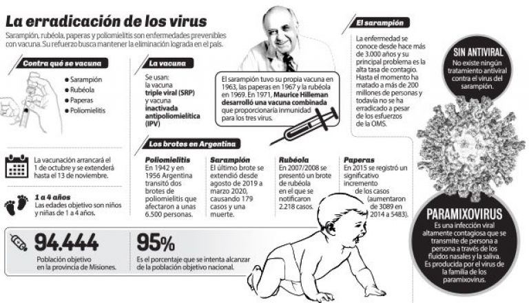La erradicación de los virus