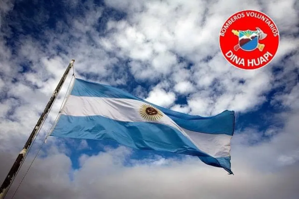 Bomberos Voluntarios de Dina Huapi invita a esperar juntos el 9 de Julio