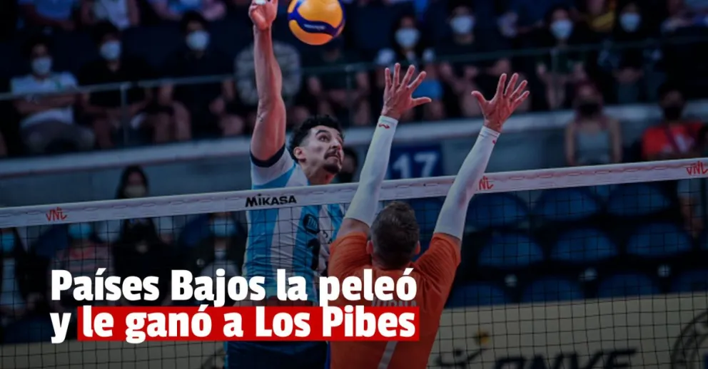 VNL: Argentina cerró su segunda semana con una ajustada derrota ante Países Bajos