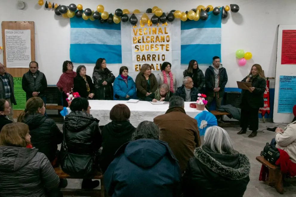 Se realizó la proclama de la junta vecinal de Belgrano Sudeste
