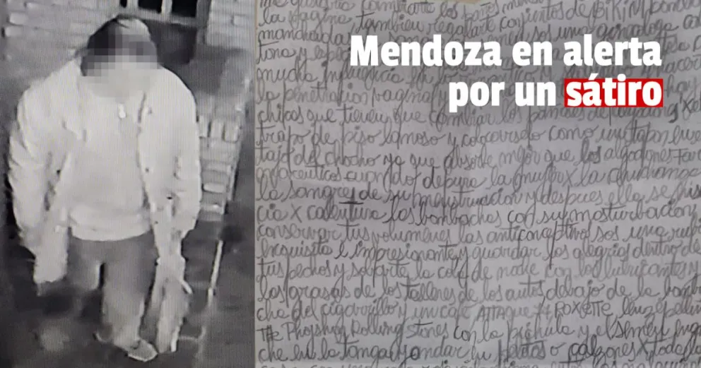 Revuelo en Mendoza por un hombre que deja cartas con contenido sexual a mujeres