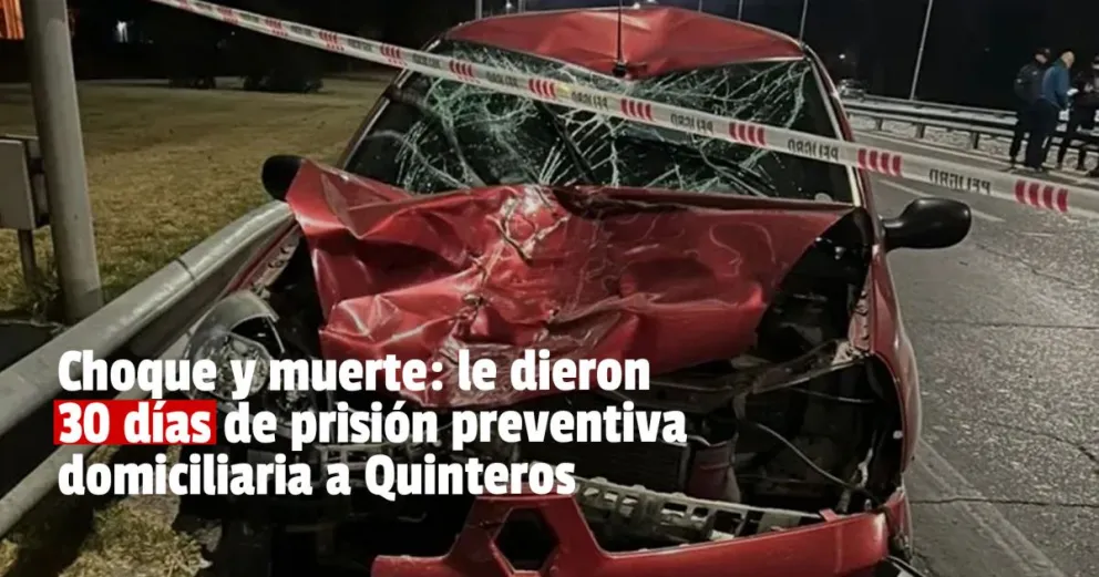 Dictaron 30 días de prisión preventiva domiciliaria al DT que mató a una mujer en Santa Lucía  