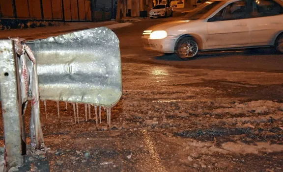 Precaución por hielo y heladas en las rutas chubutenses este domingo
