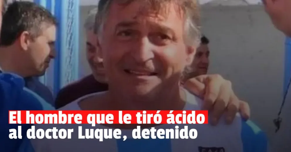 Detuvieron al hombre que atacó al médico del Rawson con ácido 