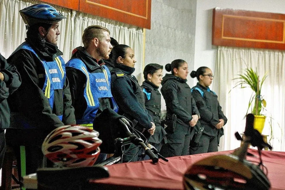 El Gobierno capacita a los “bici-policías” en la lucha contra la inseguridad en Trelew