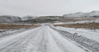 Nieve y hielo: así está entre Pilcaniyeu y Comallo