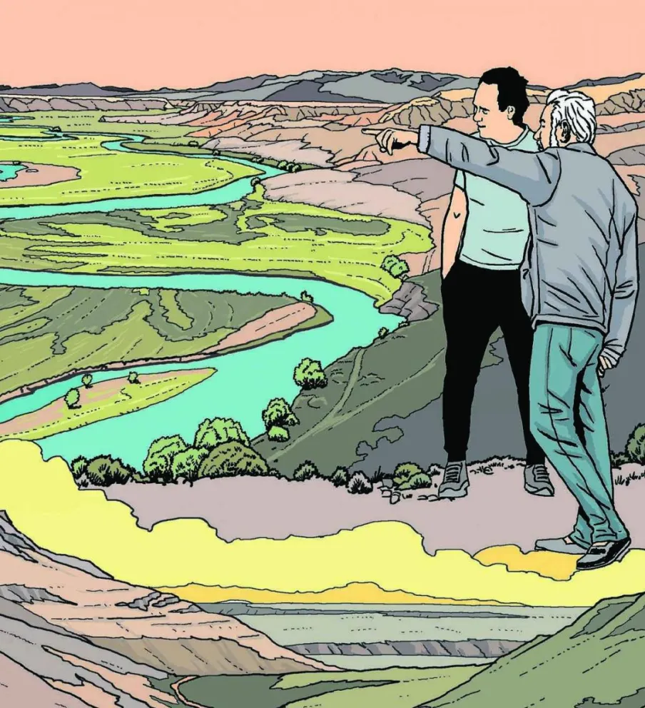 La Confluencia (del río Mayo en el río Senguer)